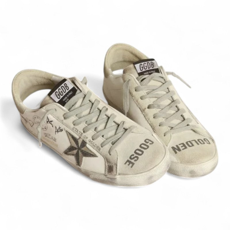 Super-Star sneakers with Texas graffiti - Best Reps Website 2025