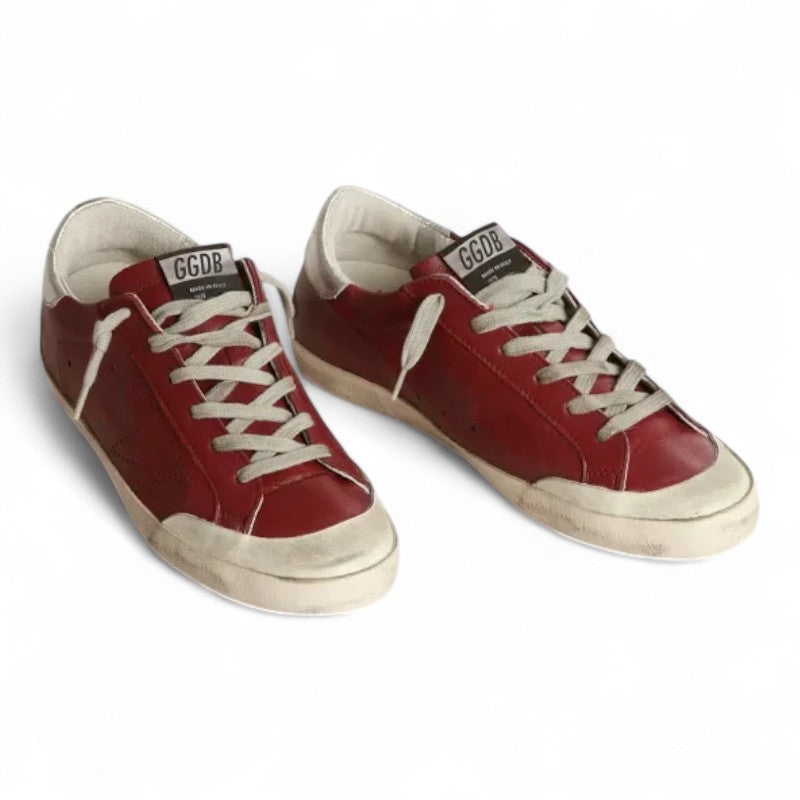 Superstar sneakers in nappa leather with perforated star
