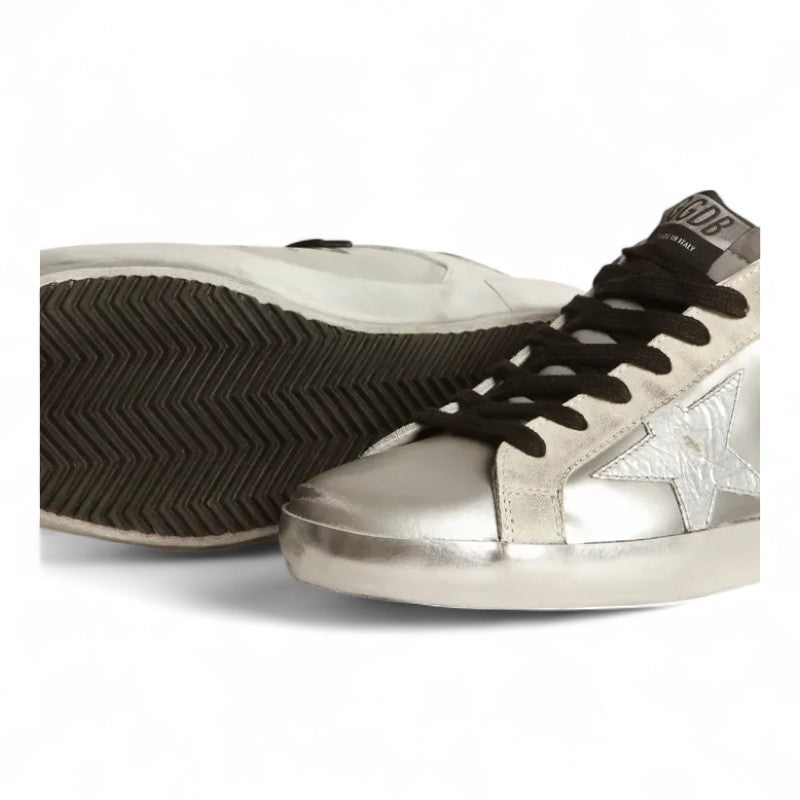 Super-Star sneakers with star and silver heel tab
